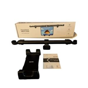 Car Headrest Tablet Holder Mount Extendable 46cm Arm Fits 4.7-13 Inch Devices